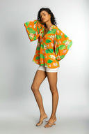 Aubi Balloon Sleeves Top