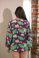 Aubi Balloon Sleeves Top