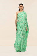 Palm One Shoulder Kaftan