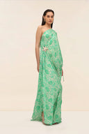 Palm One Shoulder Kaftan