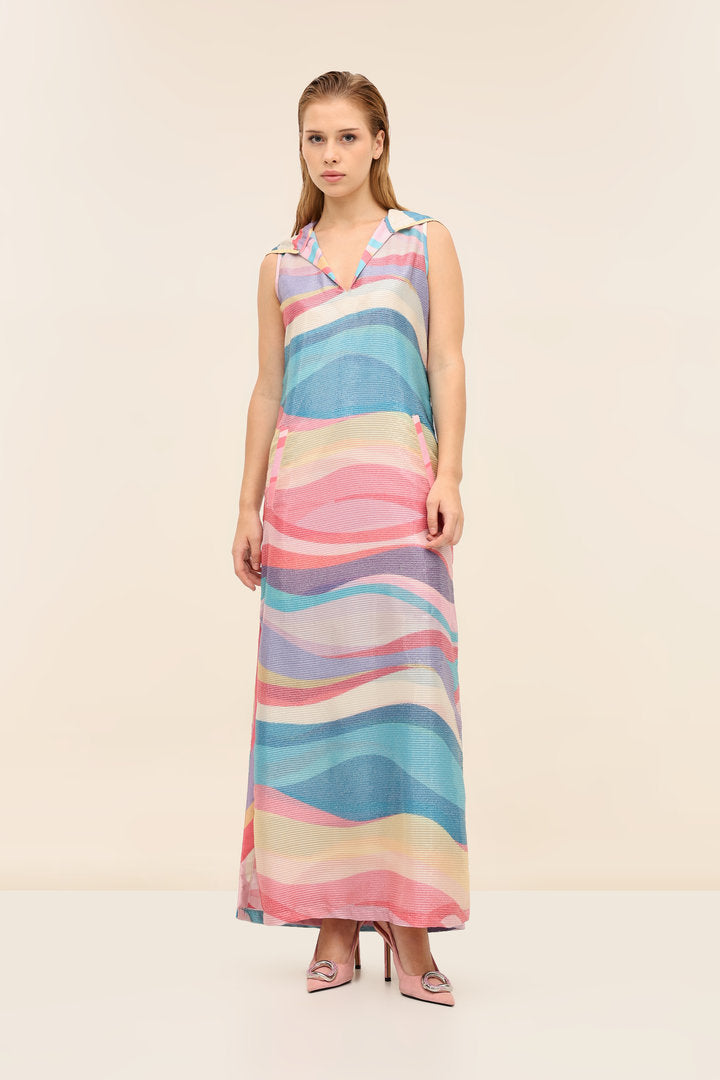 Sirena Hoodie Dress – Taangerine Tiger