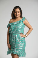 Zari Ruffled Mini Dress