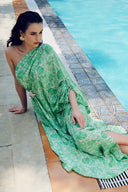Palm One Shoulder Kaftan