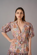 Remi Lapel Collar Dress