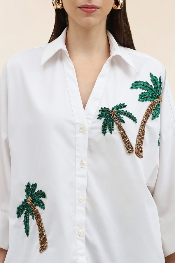 ARIA SHIRT IN PALM TREE FRONT