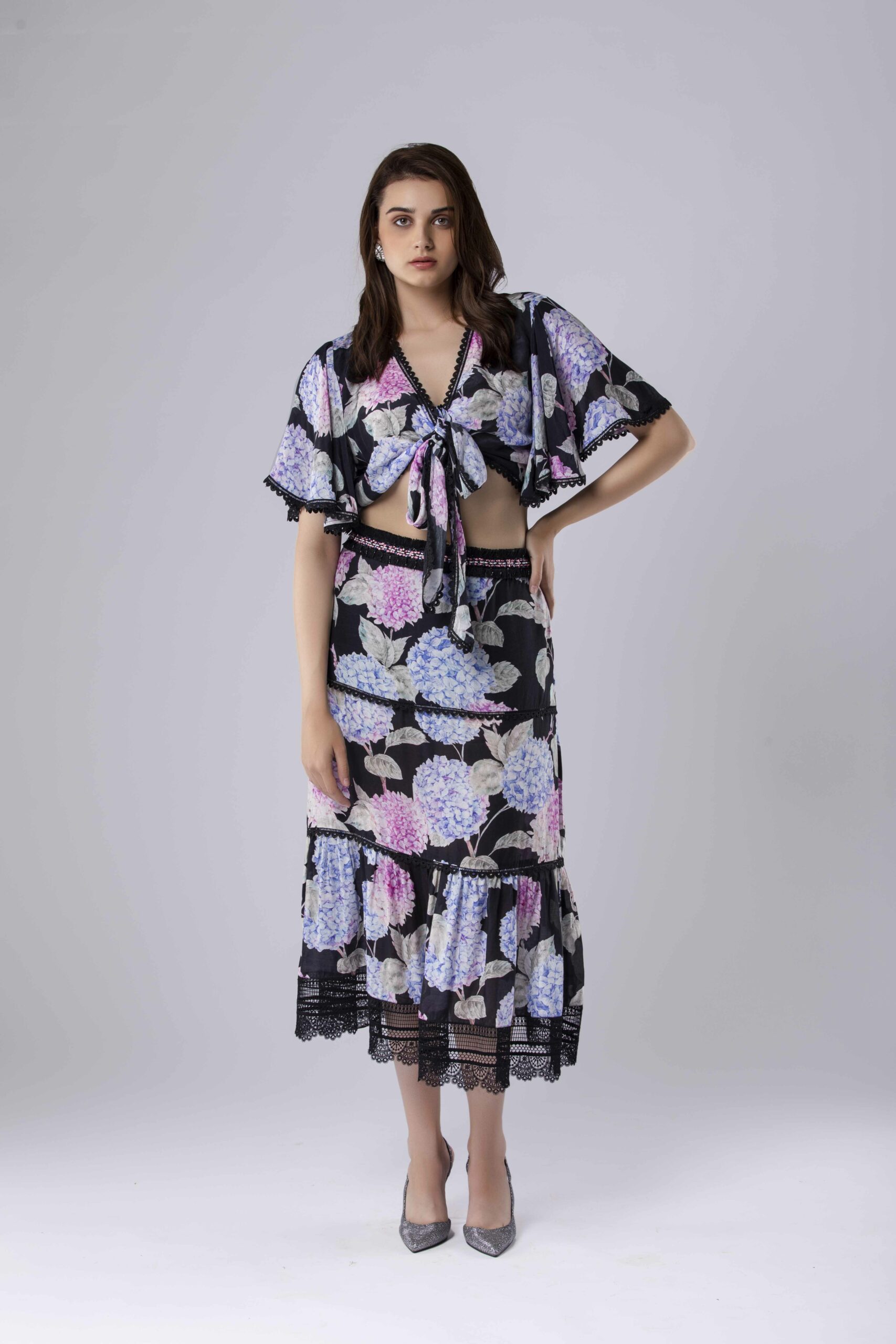 Printed Linen Dress