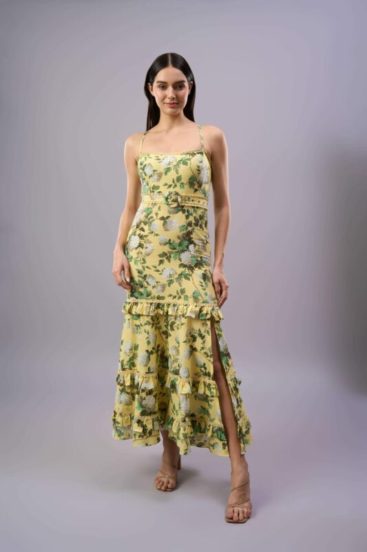 Linen Midi Dress