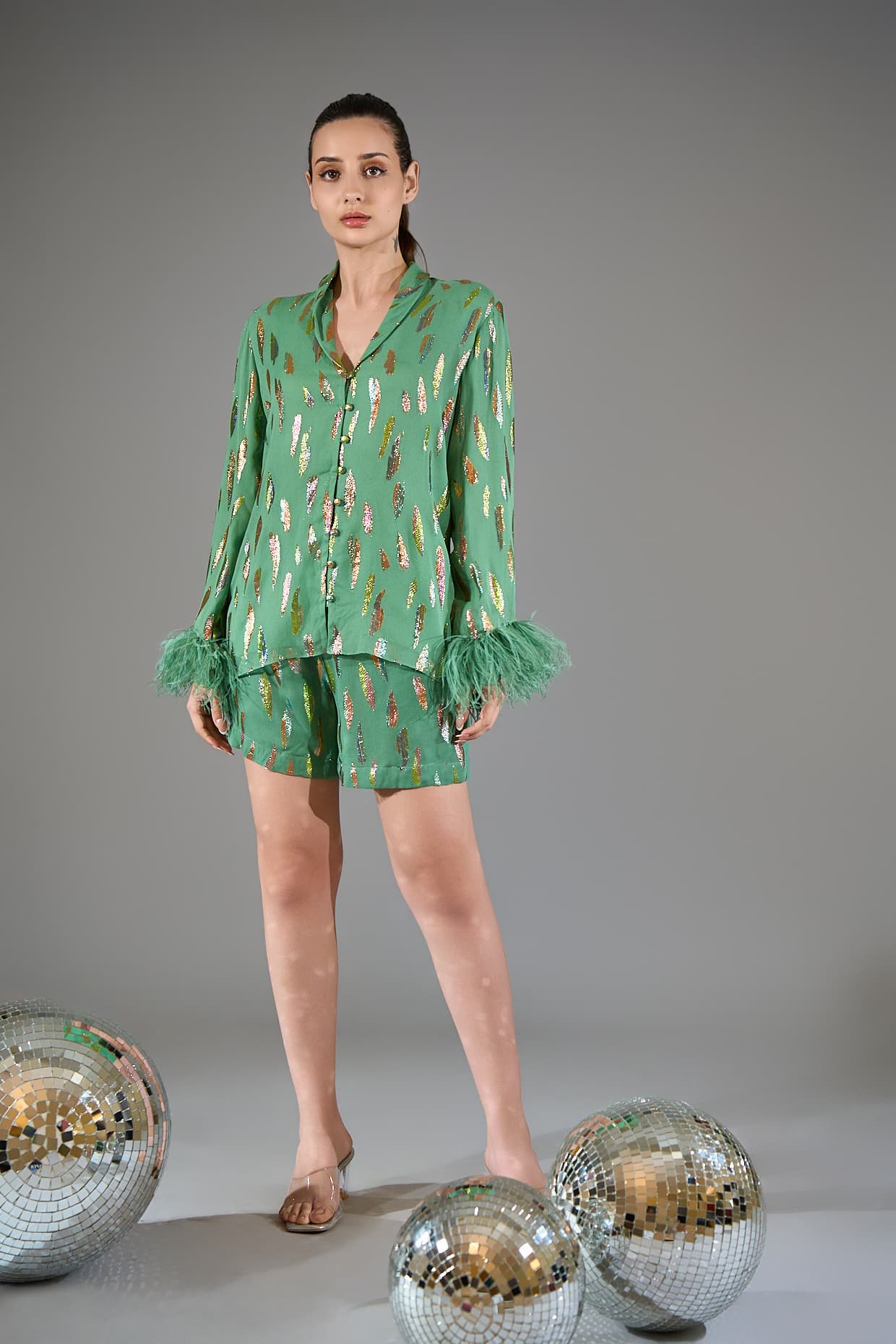 linen evening dress