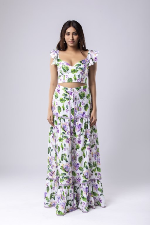 Floral Print Crop top